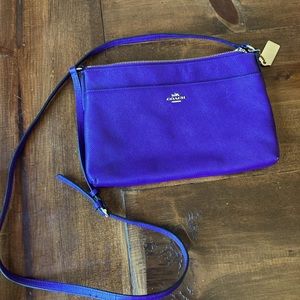 Coach purple (grape) crossbody bag